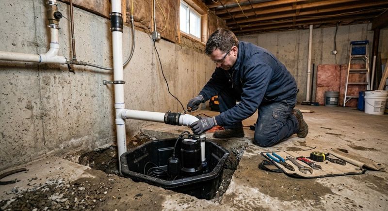 Sump Pump Plumbing in Providence, RI