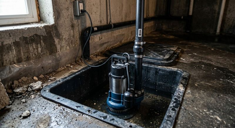 Sump Pump Installation in Providence, RI